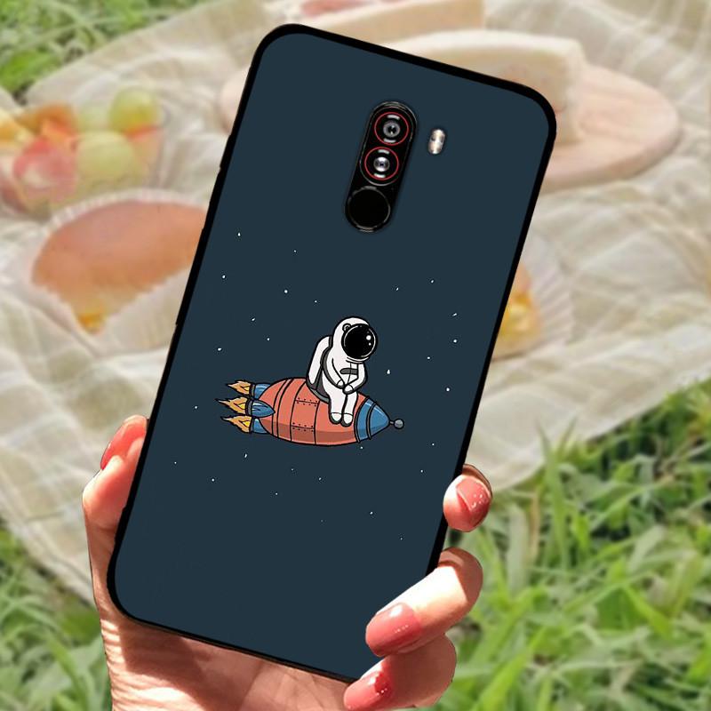 For Xiaomi Mi Pocophone F1 Case Cover PocoF1 Silicone Soft Marble Black Bumper Funda Coque for Xiaomi Poco F1 Poko Protective