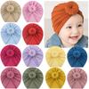 Toddler Kids Baby Boys Girls Solid Knotted Hat Headwear Accessories