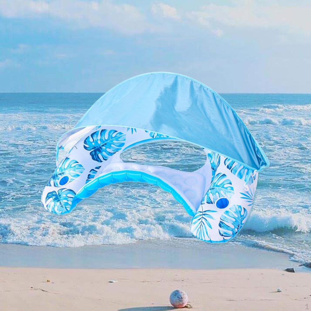 Надувной плавательный круг-труба, симпатичное кресло для бассейна, для путешествий, пляжа и улицы