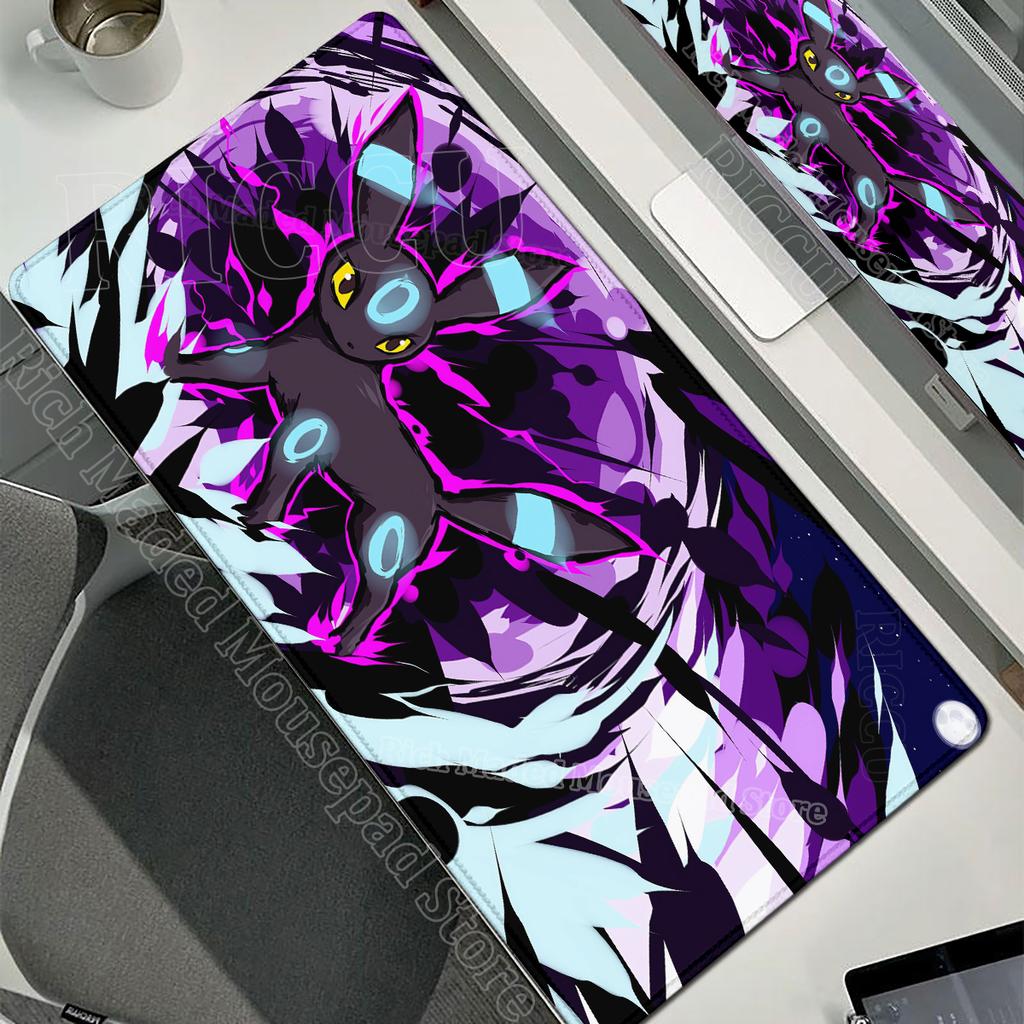 XXL Mouse Pad Anime P-Pokemons Eevee Gamer Computer Mousepad Gaming Accessories Tablepad Office Keyboard Mausepad E-Sports Mats