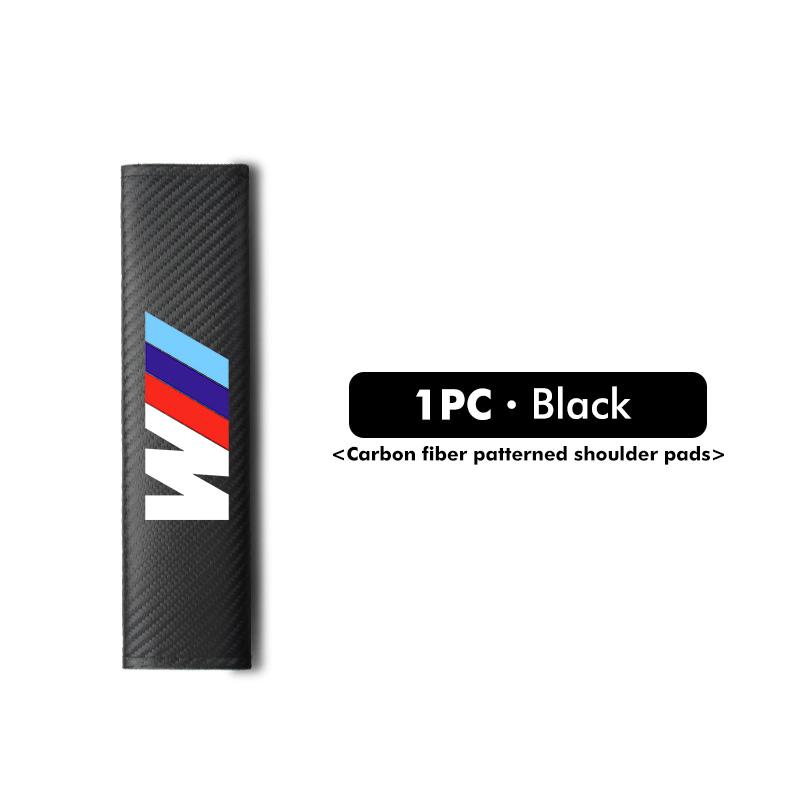 AAAPR1 Carbon Car Seat Belt Cover Shoulder Protector Accessories For BMW M 1 3 4 5 6 7 Series X1 X3 X4 X5 G20 G38 F48 E36 E39