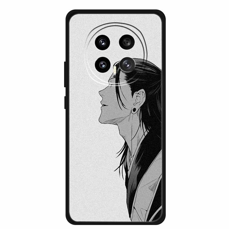 Защитный чехол для мобильного телефона For Honor Magic8 5G, с цветочным рисунком, мягкий, черный силикон, задняя крышка для Honor Magic 8 2025, чехол Funda