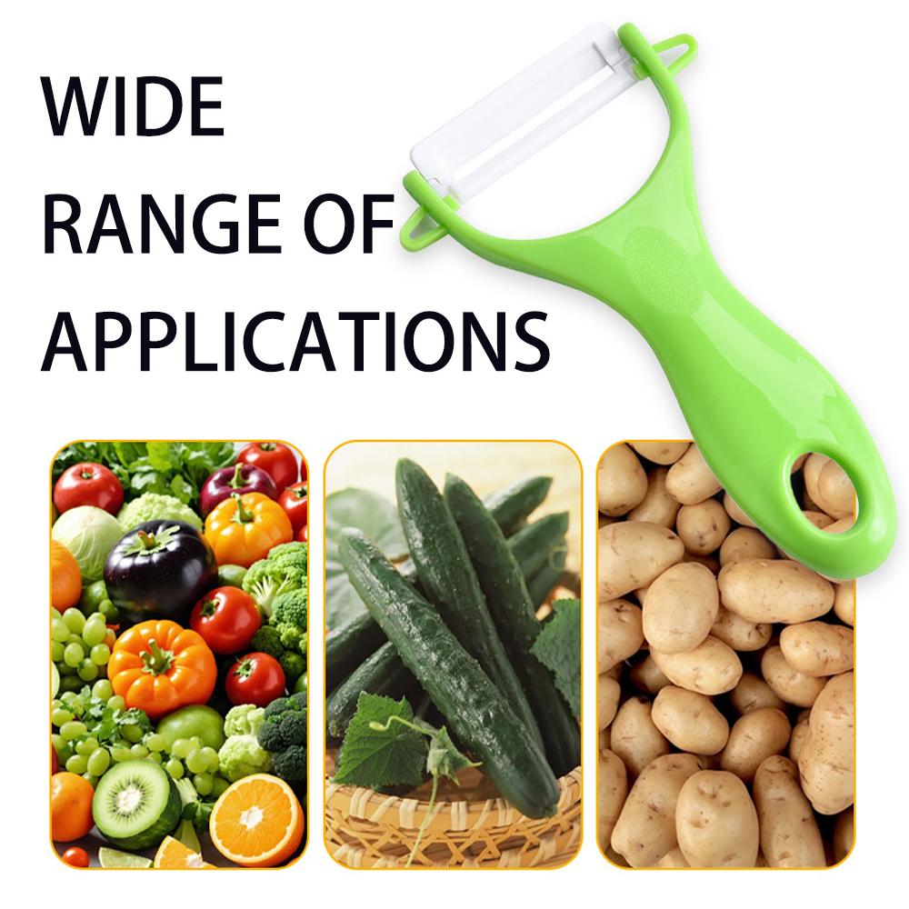 1PCS Ceramic Peeler 5 Color Vegetable Fruit Peeler Kitchen Potato Carrot Cucumber Peeler Peeling Kitchen Gadgets Kid Toy