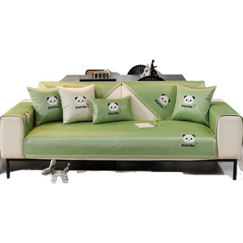 Ice Silk Sofa Mat Cushion Summer New High-End Seat Cushion Non-Slip Sofa Cover Summer Cover Cloth Towel