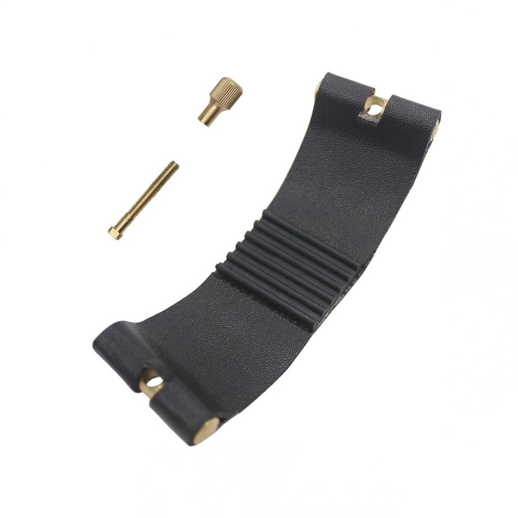 Universal Professional Black Plastic Saxophone Mouthpiece Cap PU Leather Ligature Clip for Alto Tenor Soprano Saxophone Prevent Chipping And Breaking