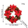 Подвеска Имитация Венка Легко Подвешивается Изысканная Деталь Праздничное Украшение Подвеска-Венок Износостойкость Праздничная Атмосфера