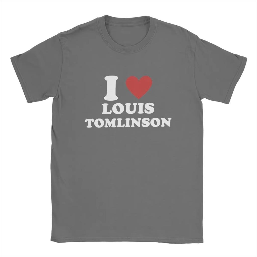 I Love Louis Tomlinsons Men WomenT Shirt Faith Future Singer Amazing Tee Shirt Crewneck T-Shirt Cotton Plus Size Tops