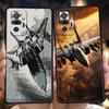 Phone Case Cover for Redmi 14C 13C 10C Note 14 13 12 10 11 K40 K50 Gaming Pro Plus 5G Soft TPU Shell Fighter Plane Fundas Capas