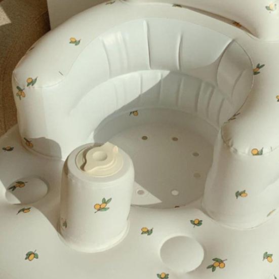 Непротекающее надувное детское кресло из ПВХ с рисунком медвежонка, надувное детское сиденье для бассейна