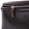 Стильная бананка для мужчин из натуральной кожи GRANDE PELLE Bag 22814 Коричневый