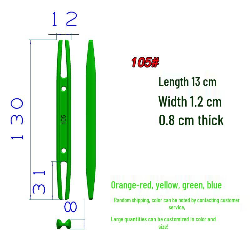 Двусторонний пластиковый челнок для плетения сетей, ремонта рыболовных сетей и многоцелевой инструмент для намотки лески