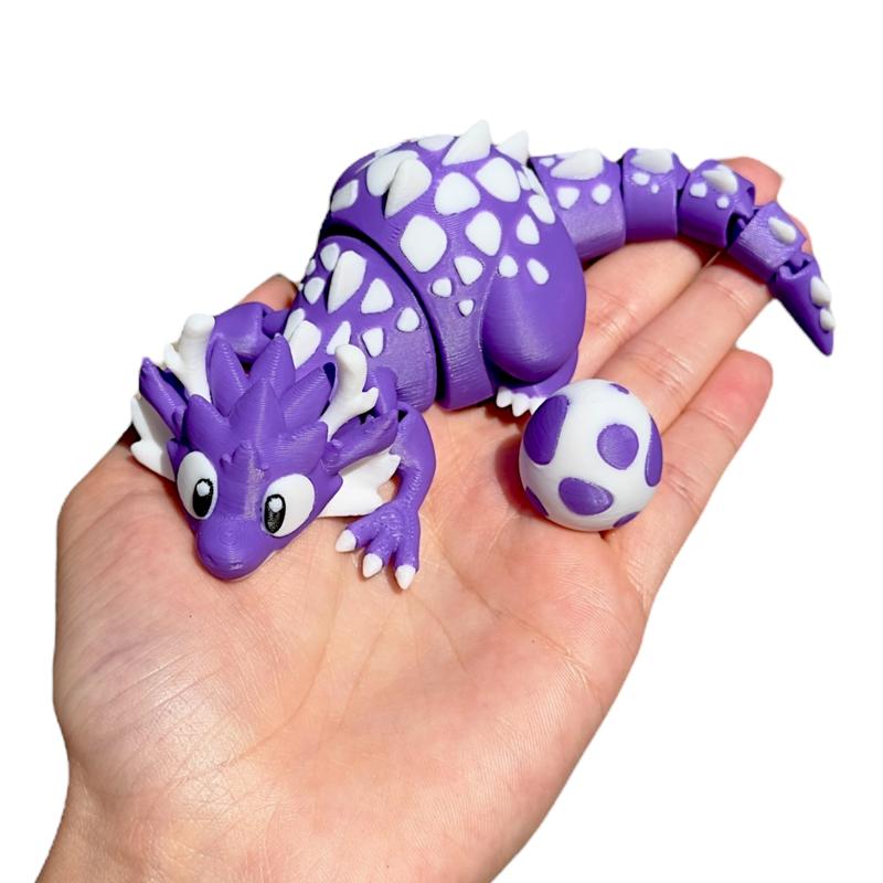 Mini Baby Animals - Cute 3D Printed Articulated Toy Figures - Collectible Figurines Decor