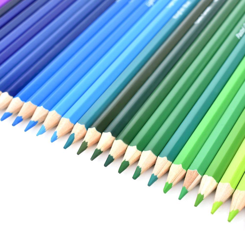 Souyos 72-Color Oil-Based Colored Pencil Set for Coloring and Drawing, with Storage Case and Pencil