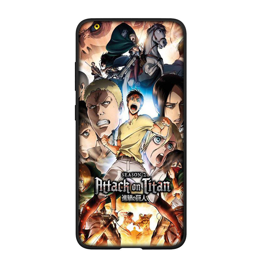 Чехол для телефона Samsung Galaxy S25 S24 S23 iPhone 16 15 Xiaomi Redmi Note 14 13 12 16E X 11 Pro Max OPPO Moto Huawei Comics Levi Attack On Titan Cover