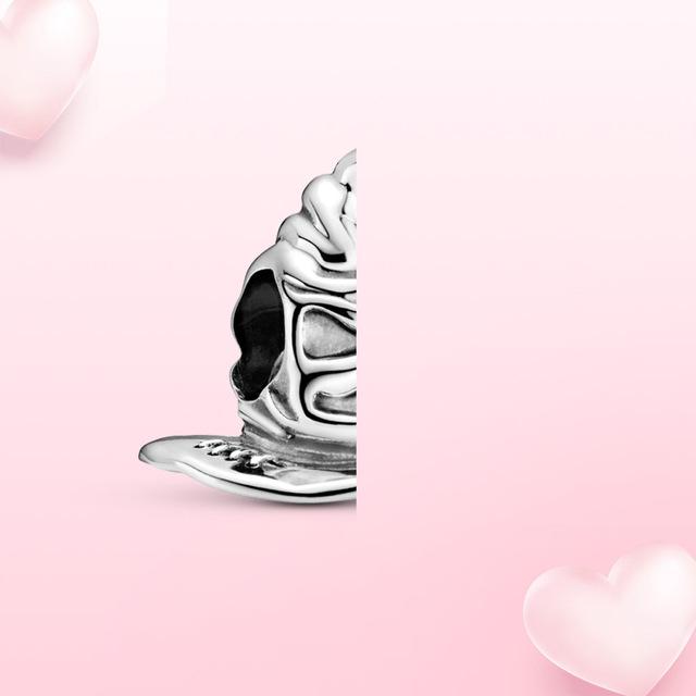 100% стерлингового серебра 925 пробы, подвеска «Тысячелетний сокол», подвеска, подходит для оригинальных модных ювелирных изделий, женский браслет, подарок «сделай сам»