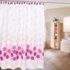 Цветочная занавеска для душа, занавески для ванной, водонепроницаемая полиэстеровая занавеска с цветами и 12 крючками 180 x 180 см 180 x 200 см
