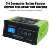 12V-24V For Car Truck Boat Motorcycle 400W Trickle Smart Pulse Repair High Power Smart Battery Charger Car Battery Charger