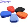 Jingyuqin 3 кнопки силиконовый чехол для ключа для Jeep для Chrysler 200 300 Aspen PT Cruiser Sebring для Dodge Durango Avenger Charger