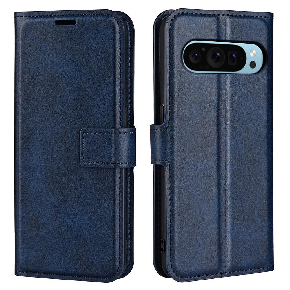 For Google Pixel 9/Pixel 9 Pro PU Leather Case Anti-Scratch Calf Texture Phone Protective Cover