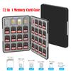 Чехол для игровых карт для Nintendo Switch 2 / 1 / OLED / Lite, держатель для хранения 32 картриджей с 32 слотами для карт Micro SD, магнитная застежка, жесткий корпус