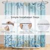 Renaiss 72x72 дюйма Занавеска для душа с морской черепахой Морской прибрежный подводный морской конек Рыба Растение Коралл Медуза Морское животное Занавески для душа для