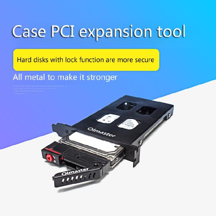 PCI-корпус для одного жесткого диска со встроенным кронштейном для извлечения твердотельного диска 2,5 дюйма SATA