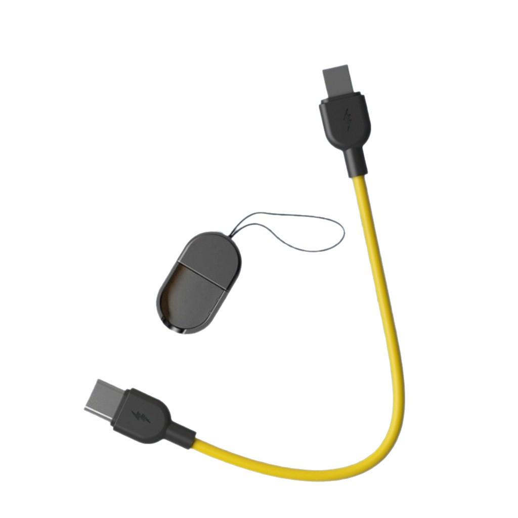 Быстрый кабель для передачи данных, совместимый с Apple: Двойная USB-C и брелок Power Bank Ремешок
