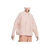 Nike Пиджак с логотипом на молнии и воротником, тканый, женские куртки Oxford-Pink FD9929-601