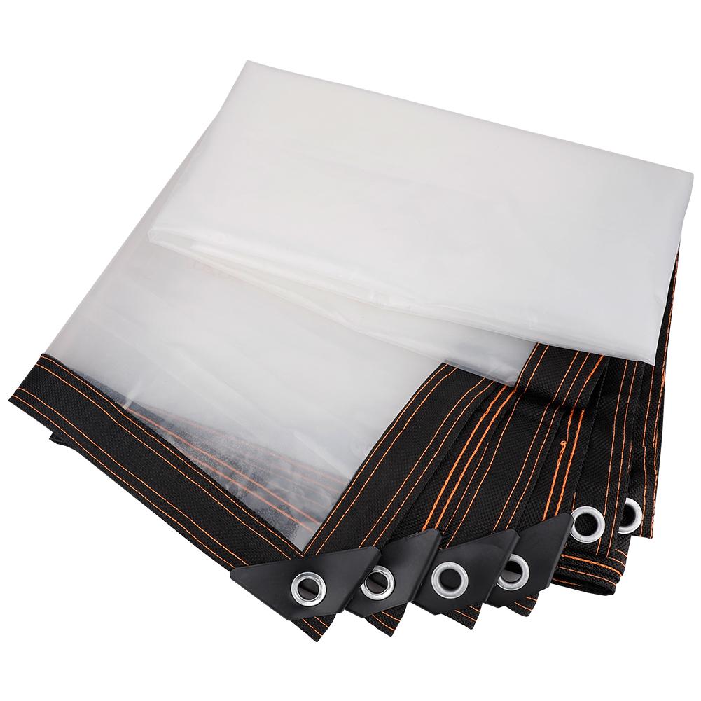 Прозрачный садовый брезент Лист Пленка Ткань ПЭ Дождестойкий Защита от солнца Навес Защита от заморозков Изоляционная пленка Чехол для навеса