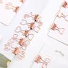 6Pcs Metal Paper Clips Cute Animal Shape Binder Clamps for School Office Colorful Document Photo Holders