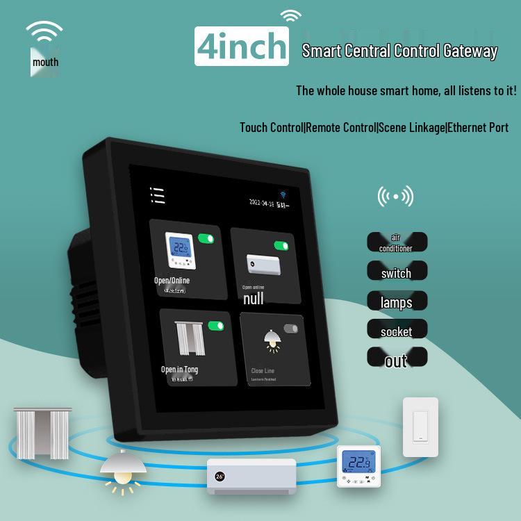 Tuya Smart 4-дюймовый Zigbee-шлюз с голосовым управлением Alexa - Версия Linux