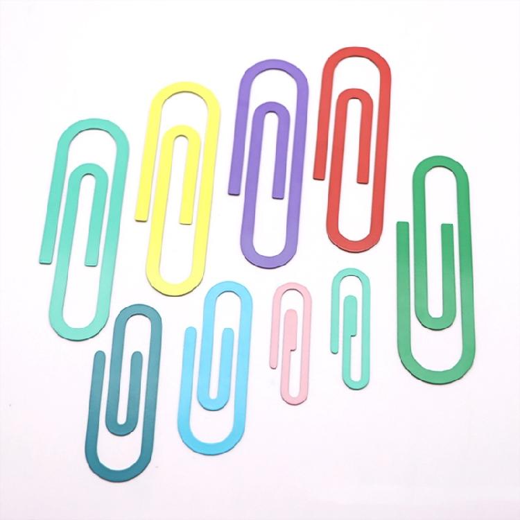 8 шт. Увеличенные пастельные бумажные зажимы Гладкие металлические зажимы Многоцелевые помощники