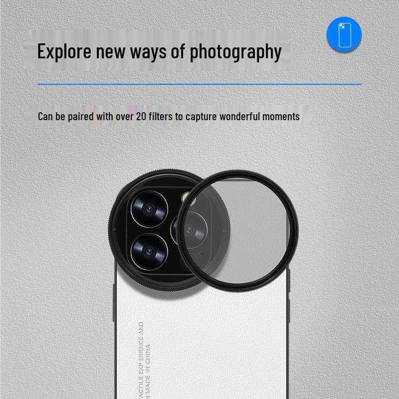 Чехол-фильтр для объектива Apple iPhone 13 Pro - Набор линз CPL 52 мм