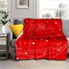 Одеяло с любовью и розой на День святого Валентина, мягкое фланелевое флисовое теплое и легкое пледы для взрослых, одеяло для кровати, дивана, покрывало