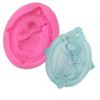 A Top Quality Mold Pink Silicone 3D Angel Mold Gypsum Soap Resin Making Cake Chocolate Candle Mold DIY Making Tool Mould Oval
