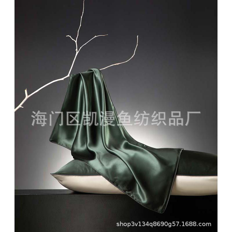 100% Pure Mulberry Silk Pillowcase Set 48x74cm 100-Thread Count Satin Finish Roll Edge With Cord Trim