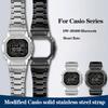 Модифицированный безель ремешка для часов G-SHOCK Casio DW-H5600 DWH5600 Bluetooth Пульсометр Корпус из цельной нержавеющей стали Браслет Цепочка