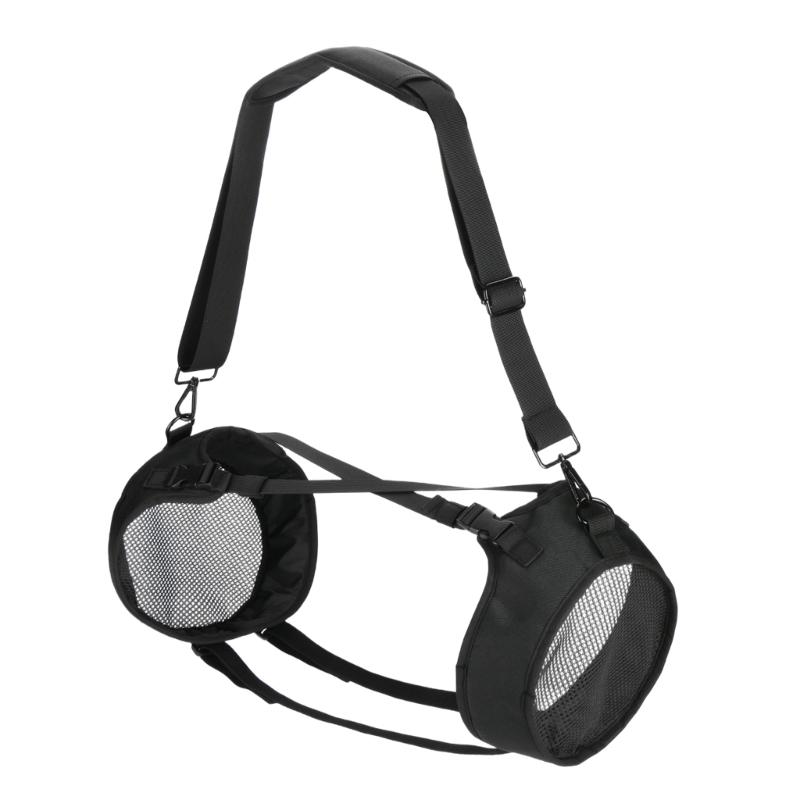 Нейлоновый Защитный Чехол для Портативной Колонки Boombox 4 с Регулируемым Плечевым Ремешком Сумка-чехол Черный