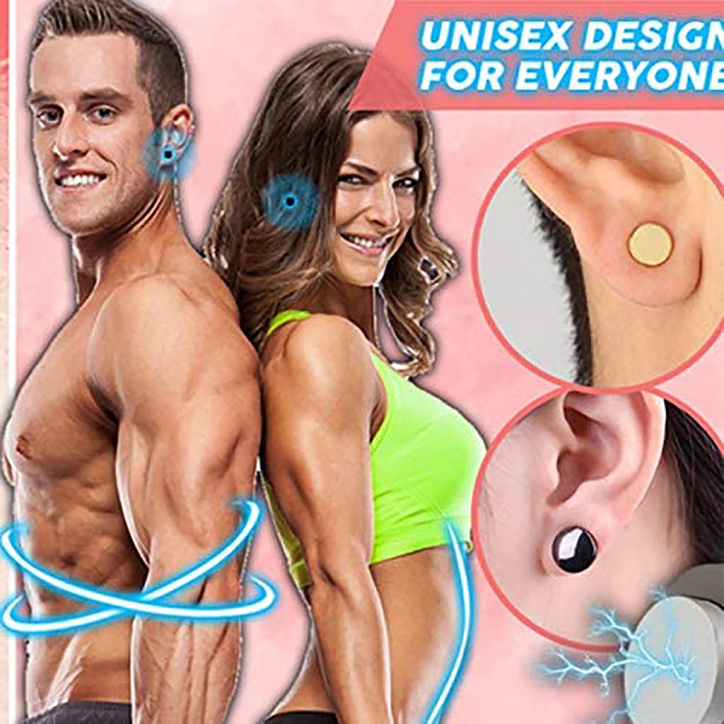 4 шт. магнитные акупунктурные точки унисекс, стимулирующие ювелирные изделия, серьги-гвоздики для ушей