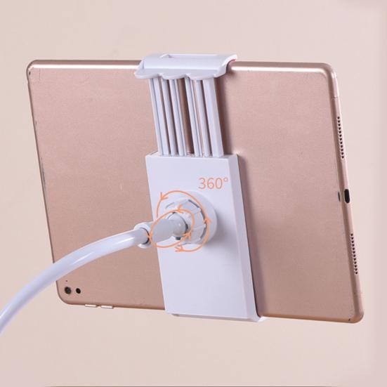 Держатель для сотового телефона, планшет, вращение на 360 градусов, ленивая поддержка, прикроватный кронштейн, устойчивый зажим для телефона, подставка