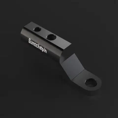 CNC Motorcycle Expansion Rack Rear View Handlebar Mirror Mount Adapter Motorbike Light Expansion Bracket Phone Holder Stand