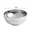 Insulated Double Layer Stainless Steel Bowls Great for Serving Rice Sauces and Salad Perfect for Indoor and Outdoor Dining