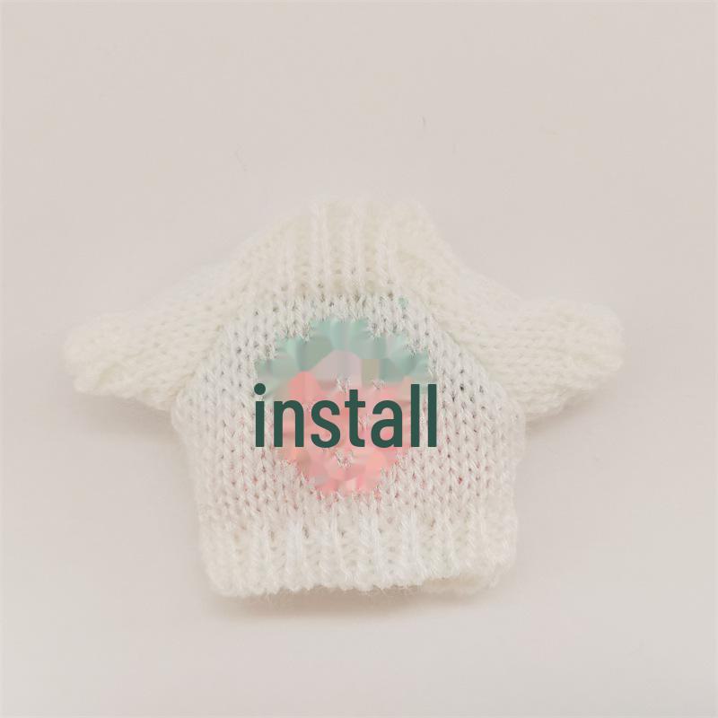 Аксессуары для одежды для куклы Лабубу: Свитер, кардиган и шарф (Кукла в комплект не входит.) - В наличии