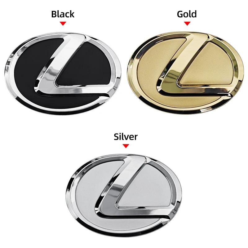 PHL1  65mm 77mm Car Steering Wheel Logo Sticker Badge Accessories For Lexus CT200H ES250 ES300H IS250 GS300 GS460 GX470 LS400 LX470