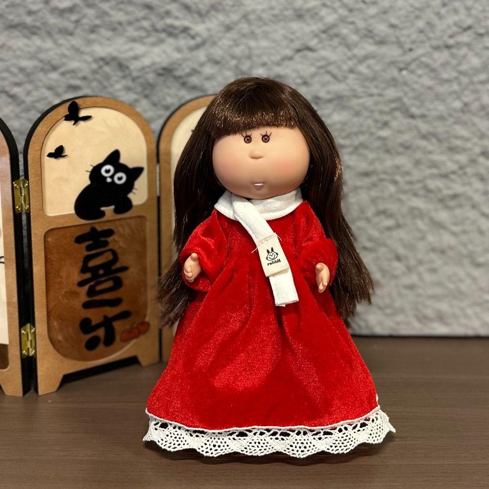 Кудрявые волосы Миа Картофельные Куклы Темная Кожа Фигурка Тело 24см Боб-глаз Виниловая Кукла Игрушки для DIY