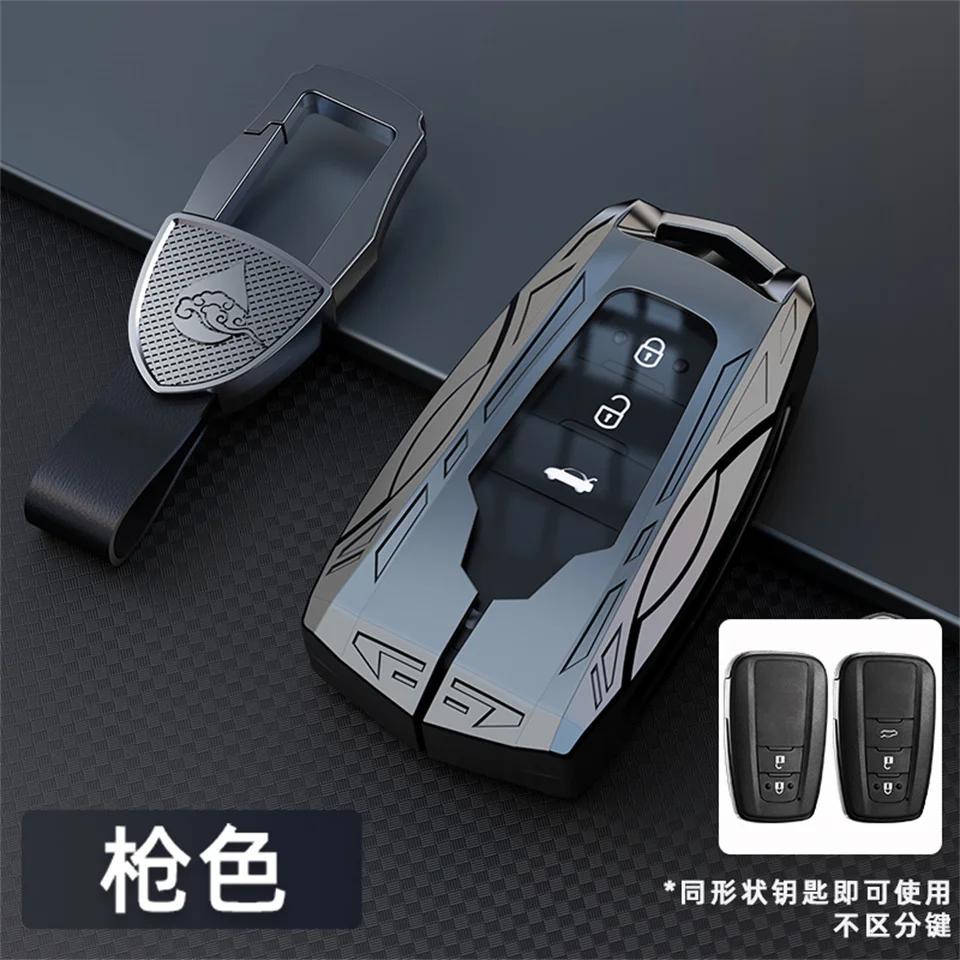svagd6 Car Key Case For Toyota Prius Camry Corolla C-HR CHR RAV4 Prado Izoa Levin Avalon 2018 2019 2020 Zinc Shell Cover