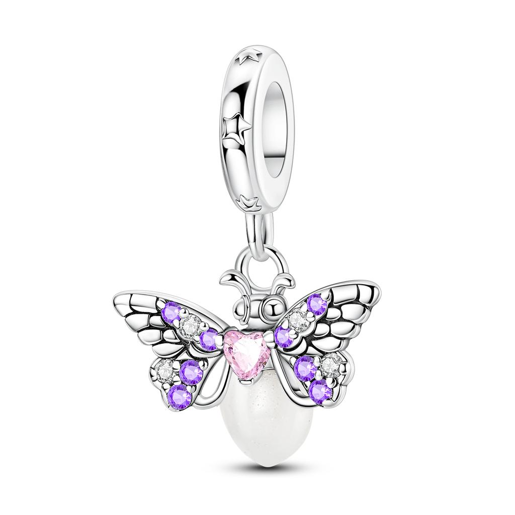 Шарм Медь Оригинальный Бусина Светлячок Медведь Балет Фит Браслет Подвеска Сделай Сам Для Женщин Ювелирное Изделие Подарок