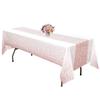 Plastic Disposable Table Decor for Party Tablecover Picnic Cloth Tablecloth Table Runner