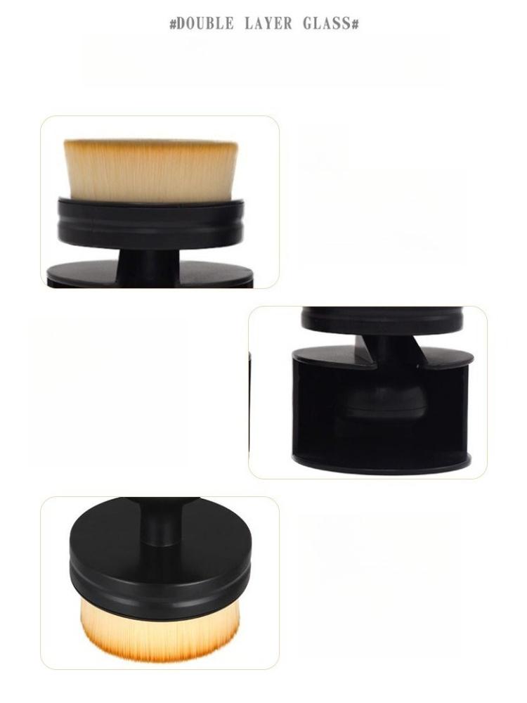 1 шт. Большая кисть для одинарного штампа Портативная кисть для макияжа Бесшовная кисть для тональной основы