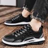 2025 new autumn and winter crocodile pattern leather surface breathable and lightweight sports men's shoes versatile casual non-slip mountaineerin